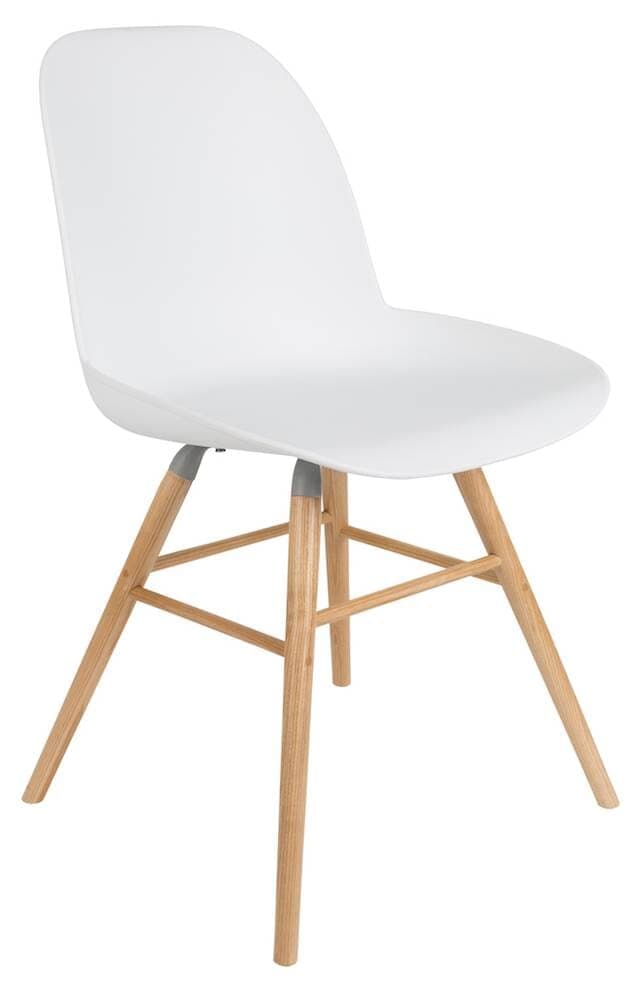 Esszimmerstuhl ALBERT KUIP in Weiß - Designerstuhl von ZUIVER