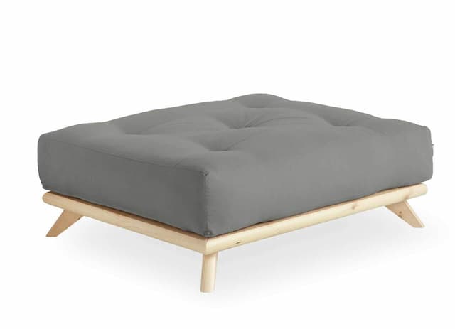 Hocker SENZA Polsterhocker passend zum Sofa SENZA DAYBED Kiefer natur