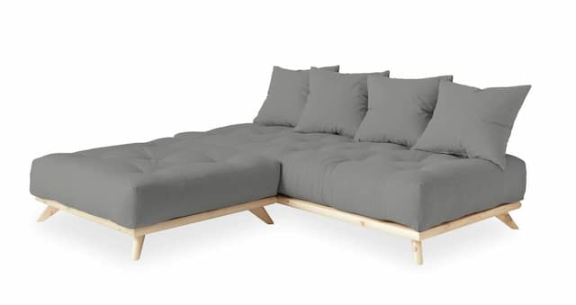 Ecksofa SENZA Sofa Tagesbett mit Hocker Gestell Kiefer natur von Karup