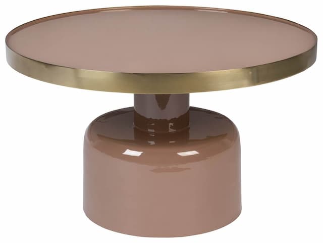Couchtisch GLAM PINK von ZUIVER Ø 60 cm