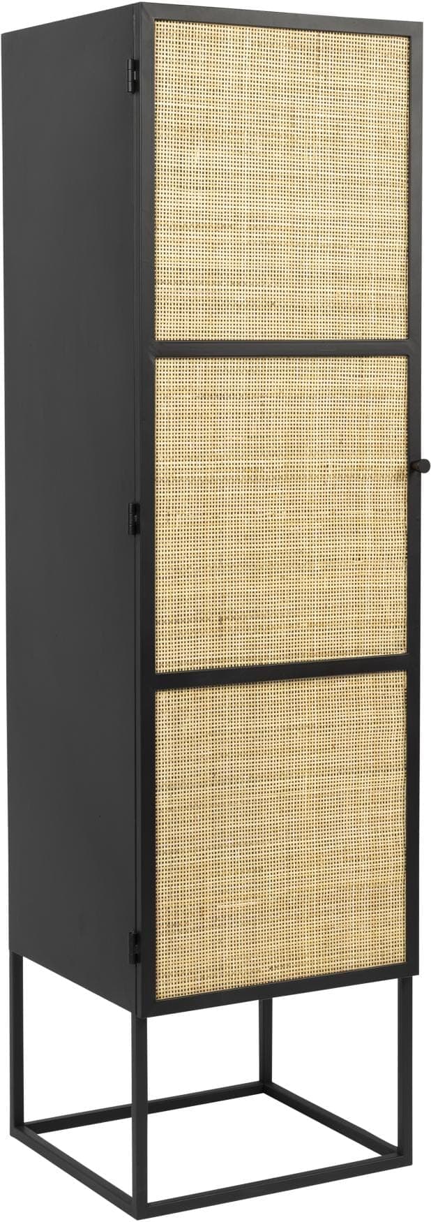 Schrank Hochkommode GUUJI HIGH 1DO mit Rattantüre von ZUIVER