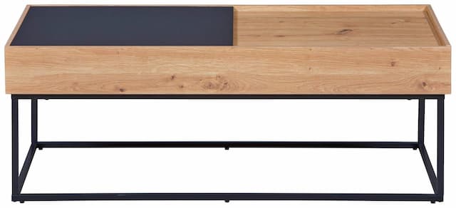 Couchtisch FILORA, 110 x 50 cm Metallfüße Optik: Artisan Eiche