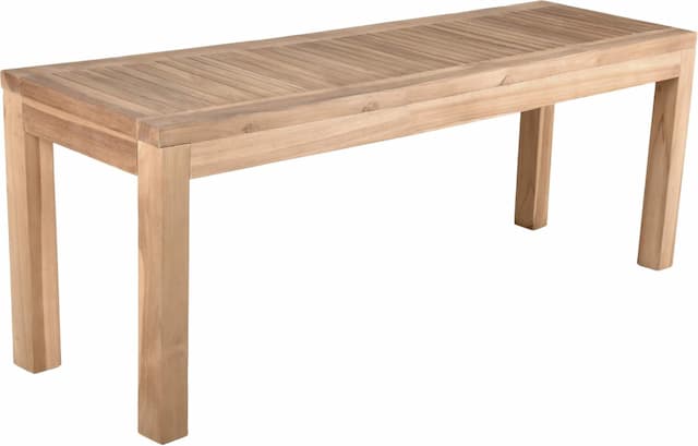 Bank Gartenbank BIARO 2-Sitzer aus Teakholz 120 cm von GardenPleasure