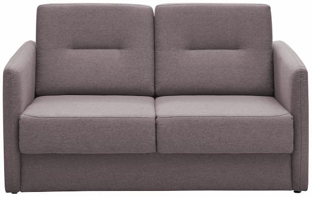 Schlafsofa Funktionssofa REGI Stoff Travis mit getrennten Liegeflächen in Rosa