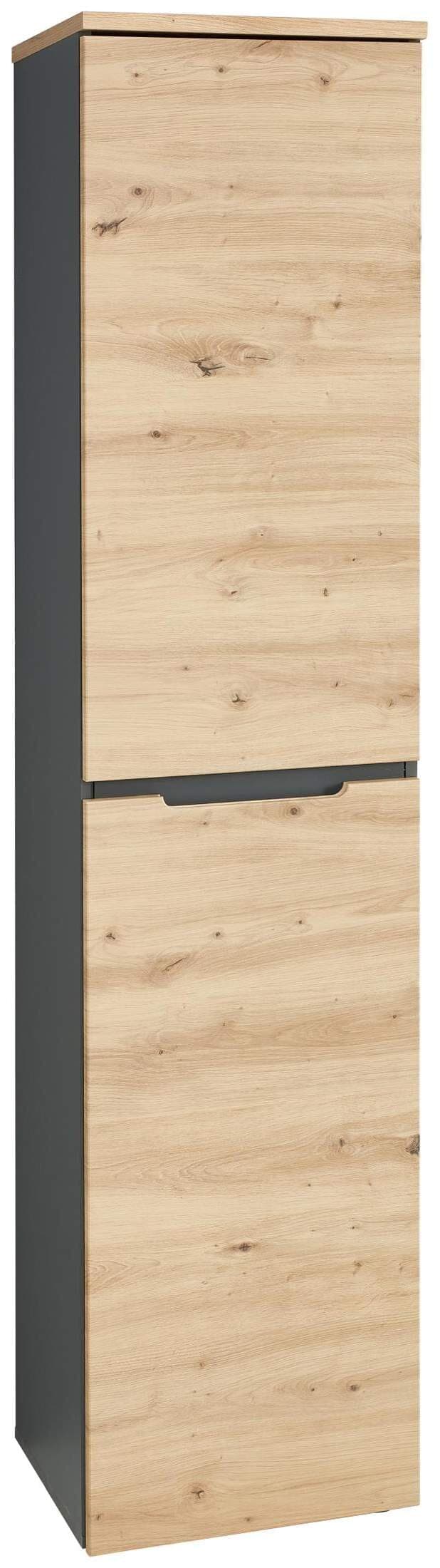 Büroschrank MEMPHIS 1-türig GH05 Front Artisan Eiche Korpus Graphit
