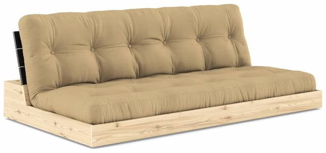 Sofa Ausziehsofa BASE Kiefer massiv lackiert, von Karup